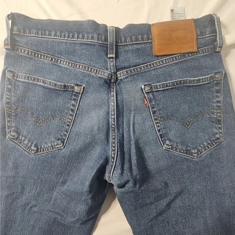 Levi's 511 Premium Men's 31x30 Slim Fit Blue Stretch Jeans Cotton Lyocell